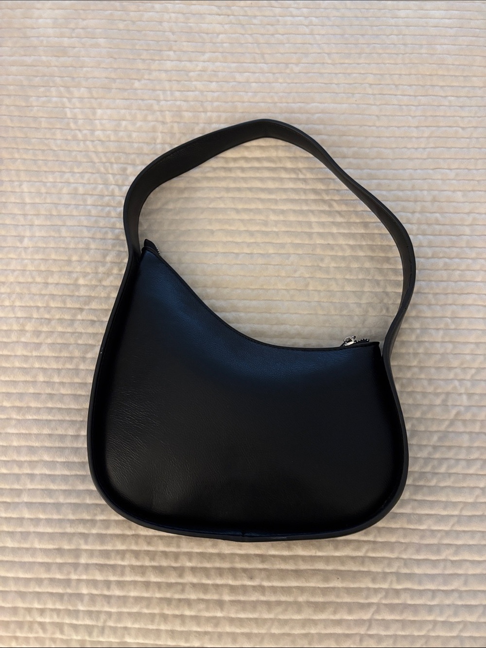BCBGMaxAzria Black Crescent Shoulder Bag